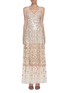 Main View - Click To Enlarge - NEEDLE & THREAD - Sequin embellished sleeveless gown