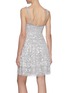 Back View - Click To Enlarge - NEEDLE & THREAD - Sequin embellished sleeveless mini dress