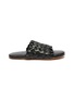 Main View - Click To Enlarge - BOTTEGA VENETA - Foot Bed' Intercciato leather sandals