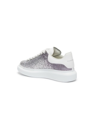  - ALEXANDER MCQUEEN - Glitter with leather collar sneakers