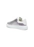  - ALEXANDER MCQUEEN - Glitter with leather collar sneakers