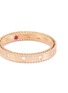 Detail View - Click To Enlarge - ROBERTO COIN - 'Princess' diamond 18k rose gold ring