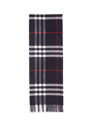 Detail View - Click To Enlarge - BURBERRY - Check wool scarf
