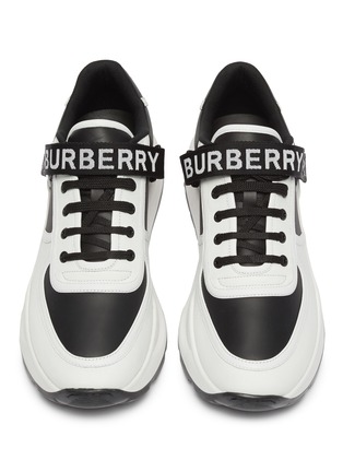 Detail View - Click To Enlarge - BURBERRY - Ronnie M' logo Velcro runners