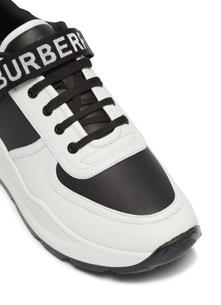 Detail View - Click To Enlarge - BURBERRY - Ronnie M' logo Velcro runners