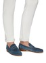 Figure View - Click To Enlarge - JOHN LOBB - 'Hendra' suede penny loafers