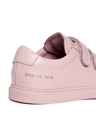 Detail View - Click To Enlarge - COMMON PROJECTS - 'Achilles Three Strap' leather sneakers