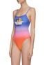 Front View - Click To Enlarge - FIORUCCI - Angel print one piece swimsuit