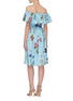 Back View - Click To Enlarge - OSCAR DE LA RENTA - Floral Print Off-shoulder Dress