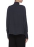 Back View - Click To Enlarge - THE ROW - 'Gilia' box pleat slit sleeve silk georgette blouse
