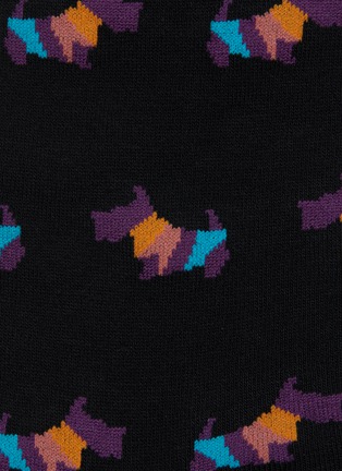 Detail View - Click To Enlarge - PAUL SMITH - Artist dog intarsia socks