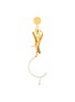 Main View - Click To Enlarge - MING YU WANG - 'Cochlia Mini' 18k gold plated earrings