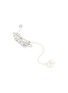 Detail View - Click To Enlarge - MING YU WANG - 'Penna' freshwater pearl sterling silver earrings