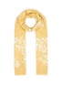 Main View - Click To Enlarge - JANAVI - Floral placement cashmere scarf