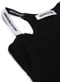  - GROUND ZERO - Logo strap rib knit camisole