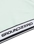  - GROUND ZERO - Logo waistband crop top