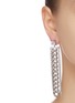CZ BY KENNETH JAY LANE - Cubic zirconia long chain earrings