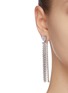 Figure View - Click To Enlarge - CZ BY KENNETH JAY LANE - Cubic zirconia chain drop earrings