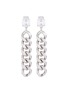 Main View - Click To Enlarge - CZ BY KENNETH JAY LANE - Pear cubic zirconia chain drop earrings