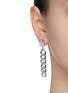 Figure View - Click To Enlarge - CZ BY KENNETH JAY LANE - Pear cubic zirconia chain drop earrings