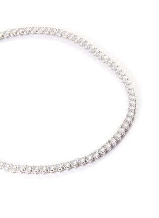 Detail View - Click To Enlarge - CZ BY KENNETH JAY LANE - Cubic zirconia classic tennis necklace