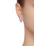 Figure View - Click To Enlarge - CZ BY KENNETH JAY LANE - 'Starburst' cubic zirconia stud earrings