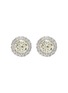 Main View - Click To Enlarge - CZ BY KENNETH JAY LANE - Cubic zirconia round pave trim stud earrings