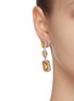 Figure View - Click To Enlarge - CZ BY KENNETH JAY LANE - cubic zirconia pavé trim drop earrings