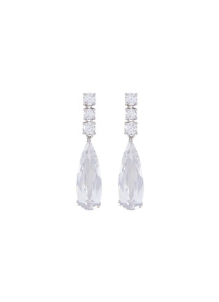 Main View - Click To Enlarge - CZ BY KENNETH JAY LANE - cubic zirconia elongated drop earrings