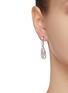 Figure View - Click To Enlarge - CZ BY KENNETH JAY LANE - cubic zirconia elongated drop earrings