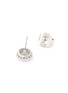 Detail View - Click To Enlarge - CZ BY KENNETH JAY LANE - cubic zirconia pavé trim stud earrings