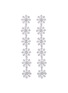 Main View - Click To Enlarge - CZ BY KENNETH JAY LANE - cubic zirconia floral motif drop earrings