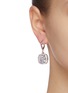 Figure View - Click To Enlarge - CZ BY KENNETH JAY LANE - cubic zirconia cushion earrings