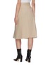 Back View - Click To Enlarge - STELLA MCCARTNEY - 'Alisha' tailored A-line cotton midi skirt