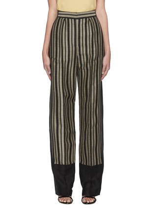 Main View - Click To Enlarge - STELLA MCCARTNEY - Patterned pinstripe pants