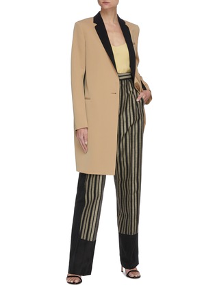 Figure View - Click To Enlarge - STELLA MCCARTNEY - Patterned pinstripe pants