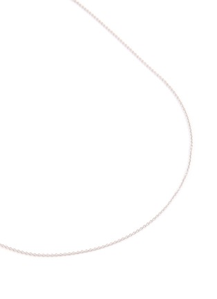 Detail View - Click To Enlarge - SAMUEL KUNG - 18k white gold chain – 18''