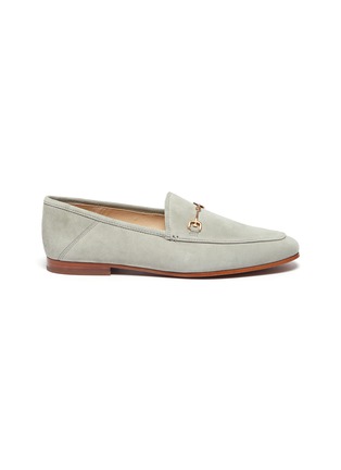 Main View - Click To Enlarge - SAM EDELMAN - 'Loraine' horsebit suede step-in loafers'
