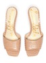 Detail View - Click To Enlarge - SAM EDELMAN - 'Tesma' croc-embossed single band wedges