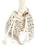 Detail View - Click To Enlarge - ALAÏA - 'Rose-Marie' perforated leather clutch