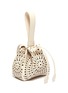 Figure View - Click To Enlarge - ALAÏA - 'Rose-Marie' perforated leather clutch