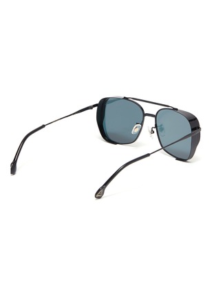 Figure View - Click To Enlarge - DONNIEYE - 'Dépasser' square metal aviator sunglasses