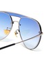 Detail View - Click To Enlarge - DONNIEYE - 'Faith' metal aviator sunglasses