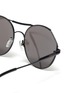 Detail View - Click To Enlarge - DONNIEYE - 'Confiance' cut-out metal round sunglasses