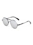 Main View - Click To Enlarge - DONNIEYE - 'Confiance' cut-out metal round sunglasses