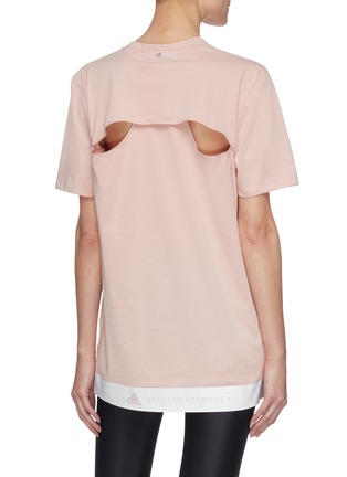 Back View - Click To Enlarge - ADIDAS BY STELLA MCCARTNEY - Logo print performance T-shirt