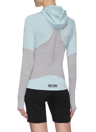 Back View - Click To Enlarge - ADIDAS BY STELLA MCCARTNEY - Long sleeve hooded performance top