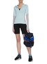Figure View - Click To Enlarge - ADIDAS BY STELLA MCCARTNEY - Long sleeve hooded performance top