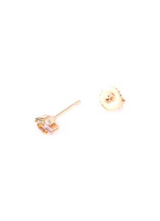 Figure View - Click To Enlarge - SUZANNE KALAN - 'Rainbow Fireworks' diamond sapphire 18k rose gold earrings