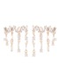 Main View - Click To Enlarge - SUZANNE KALAN - Diamond 18k rose gold drop earrings